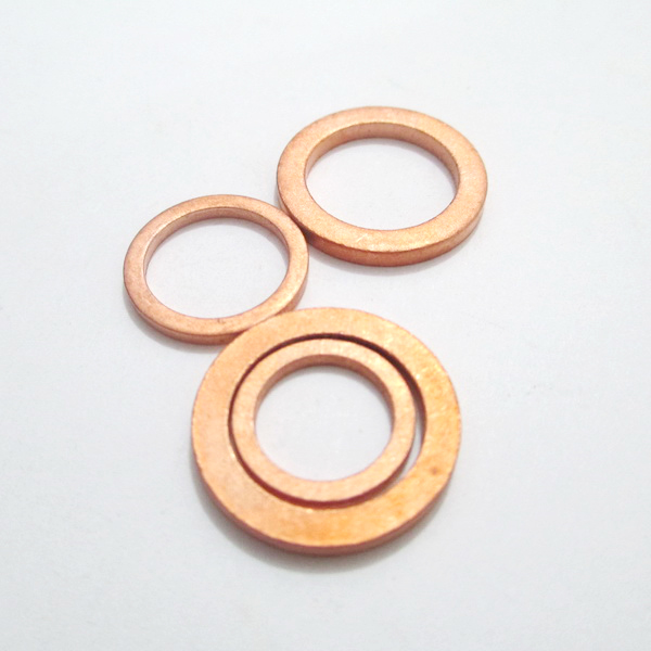 Arandela plana DIN de anillo de aplastamiento de cobre